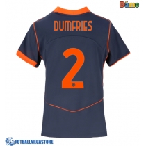 Fotballdrakt Dame Inter Milan Denzel Dumfries #2 Tredjedrakt 2025-26 Kortermet
